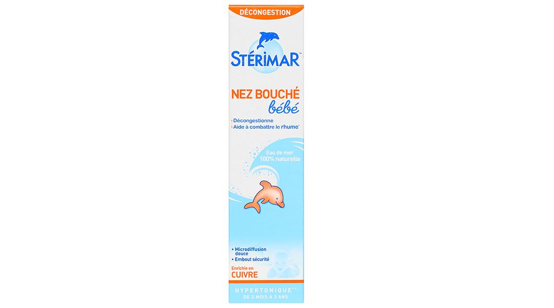 Dung dịch xịt mũi Sterimar Blocked Nose Baby hỗ trợ giảm viêm mũi cho bé