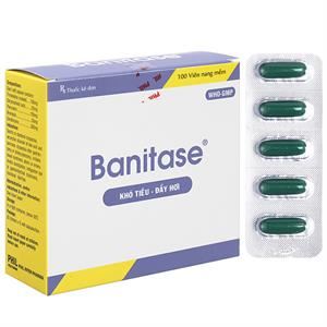 Banitase trị đầy hơi, khó tiêu