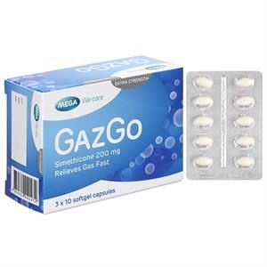 GazGo 200mg trị trướng bụng, đầy hơi