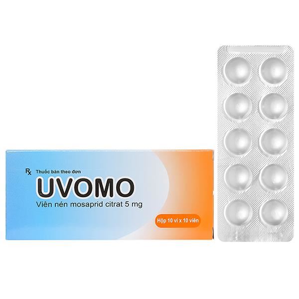 Uvomo 5mg trị rối loạn tiêu hóa