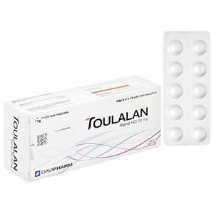 Toulalan 50mg trị triệu chứng dạ dày - ruột như chướng bụng, chán ăn
