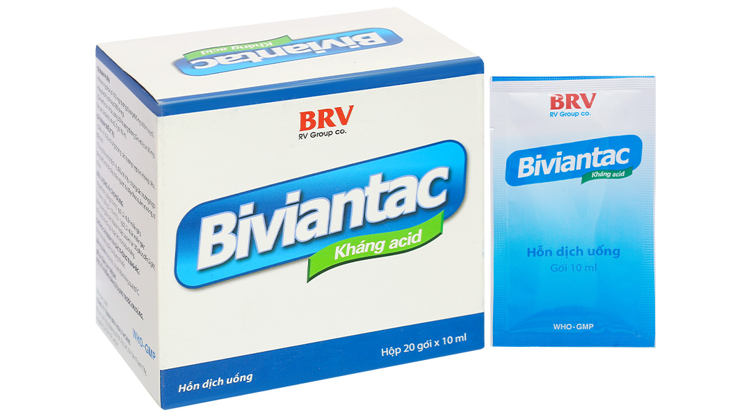 Hỗn dịch uống Biviantac giảm đầy hơi, trướng bụng ăn không tiêu
