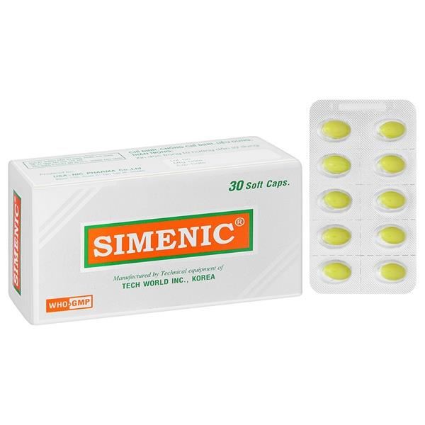 Simenic trị triệu chứng đau do rối loạn chức năng đường tiêu hóa, đường mật
