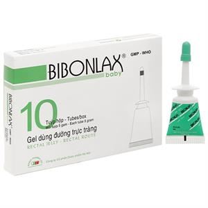 Gel bơm trực tràng Bibonlax Baby trị táo bón