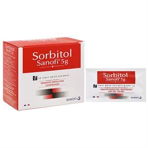 Thuốc bột Sorbitol Sanofi 5g trị chứng khó tiêu, táo bón