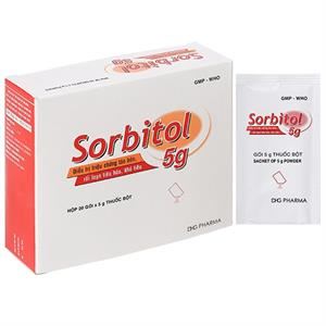 Thuốc bột Sorbitol DHG 5g trị táo bón
