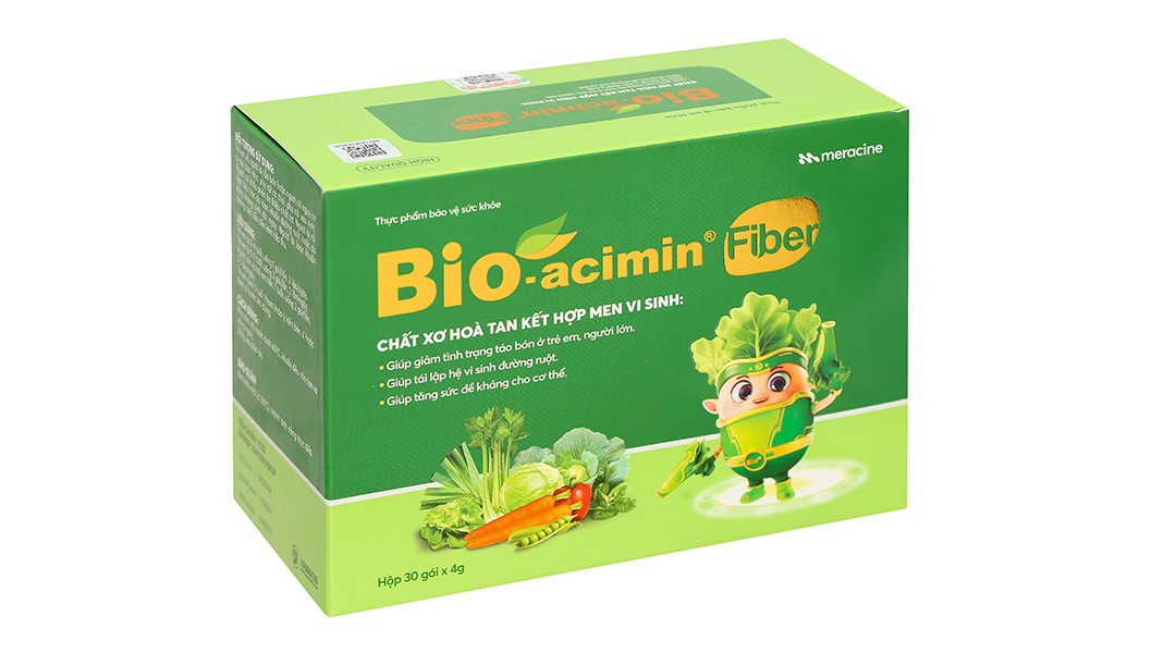 Cốm Bio-acimin Fiber bổ sung lợi khuẩn và chất xơ