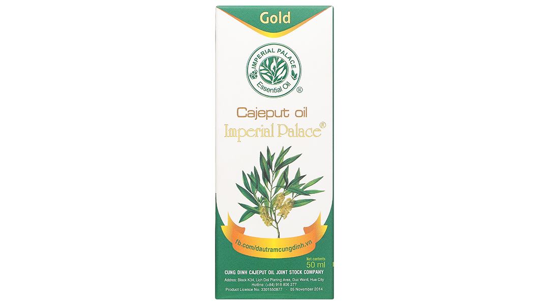 Dầu tràm Cung Đình Gold hỗ trợ điều trị cảm mạo, phong hàn