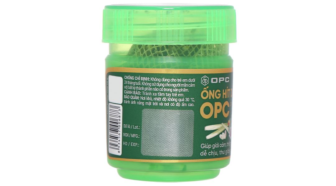 Ống hít dược liệu OPC giúp thông mũi, giải cảm