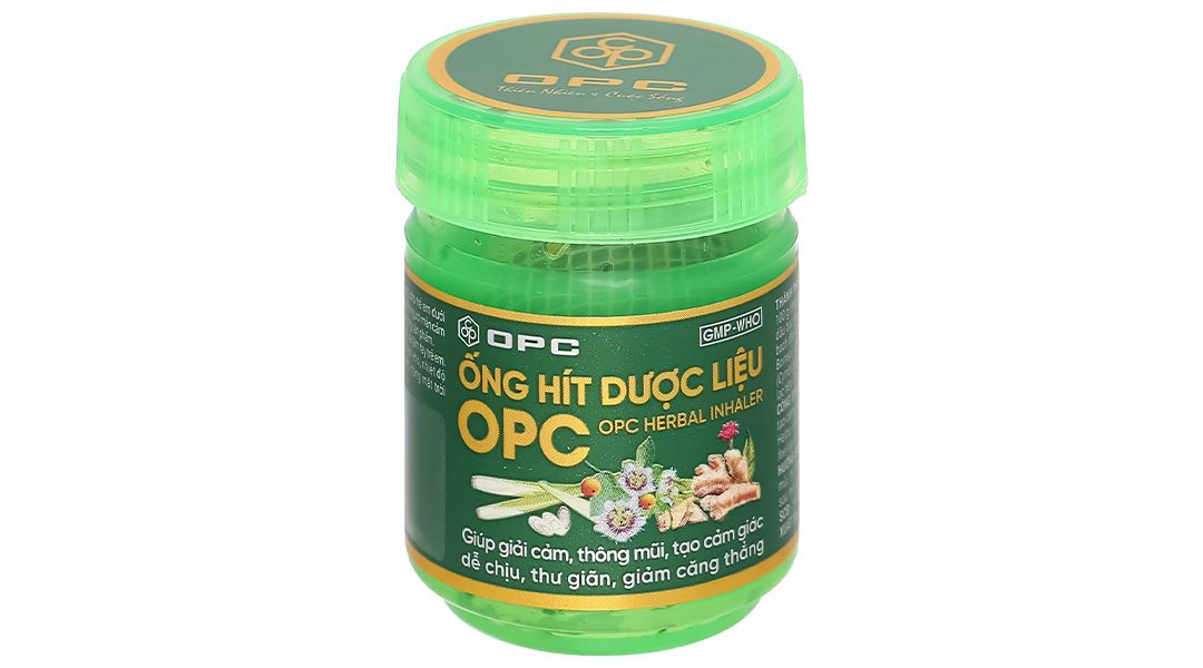 Ống hít dược liệu OPC giúp thông mũi, giải cảm