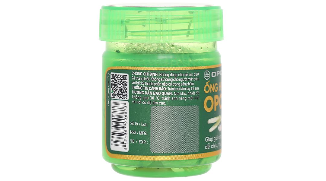 Ống hít dược liệu OPC giúp thông mũi, giải cảm