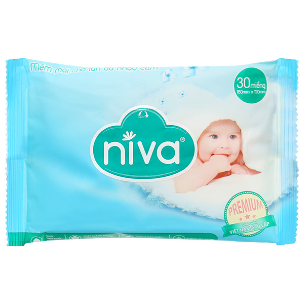 Khăn ướt kháng khuẩn Niva cho da nhạy cảm