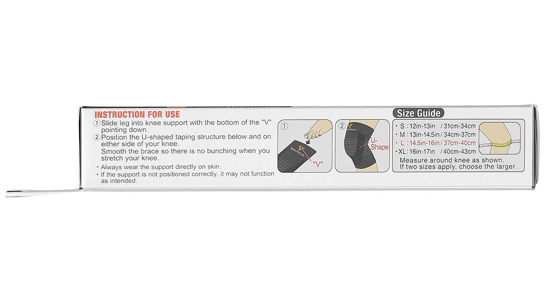 Đai bảo vệ đầu gối Vantelin Knee Support size L