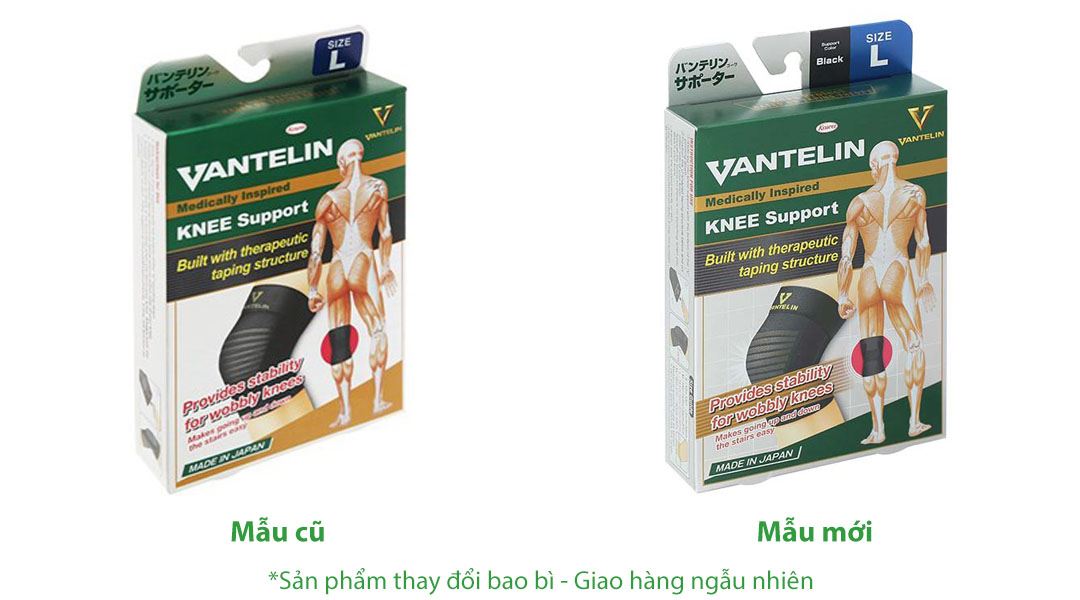Đai bảo vệ đầu gối Vantelin Knee Support size L