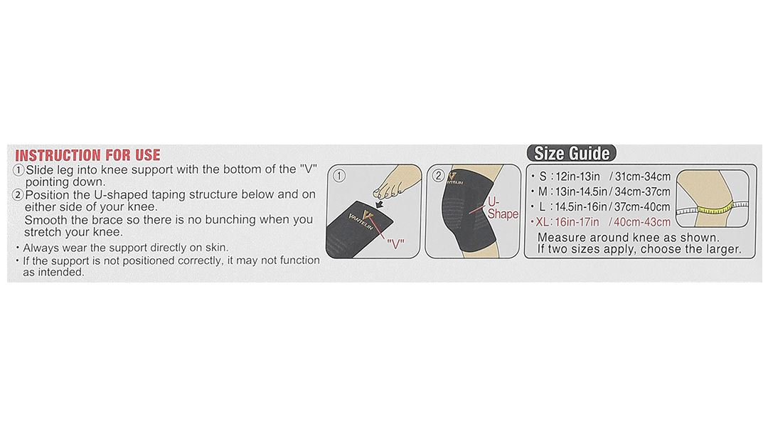 Đai bảo vệ đầu gối Vantelin Knee Support size XL