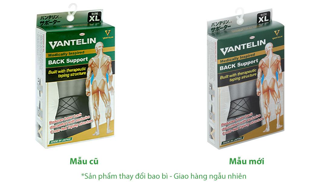 Đai lưng - cột sống Vantelin Back Support size XL