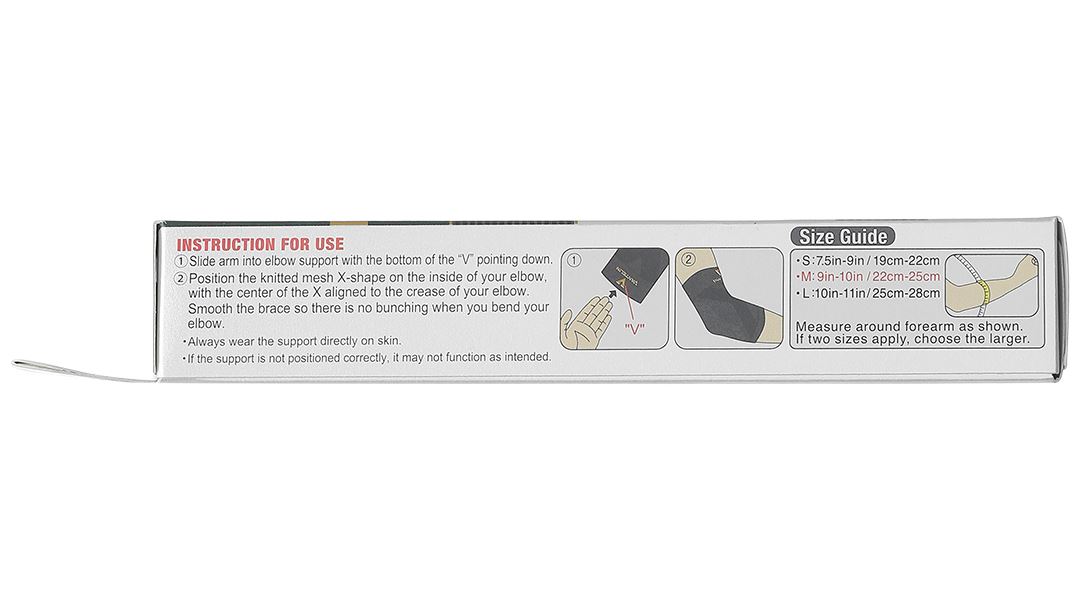 Đai bảo vệ khuỷu tay Vantelin Elbow Support size S - 23