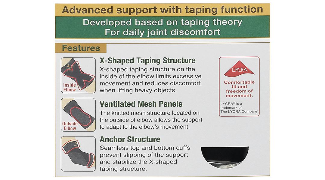 Đai bảo vệ khuỷu tay Vantelin Elbow Support size S - 27
