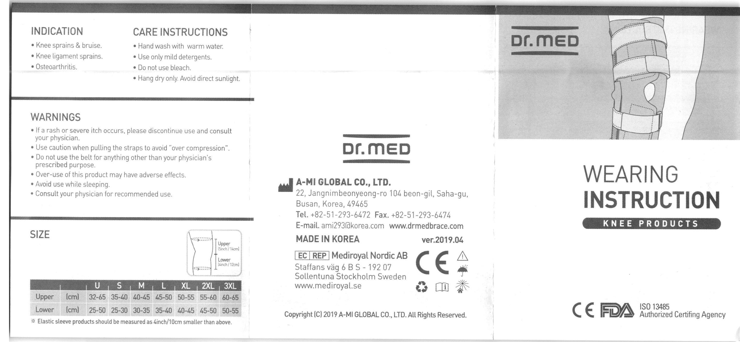 Bao đeo đầu gối Dr. Med DR-K007 size S - 25