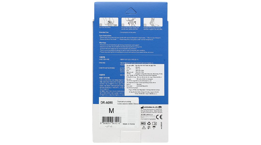 Bao đeo cổ chân Dr. Med DR-A090 size M