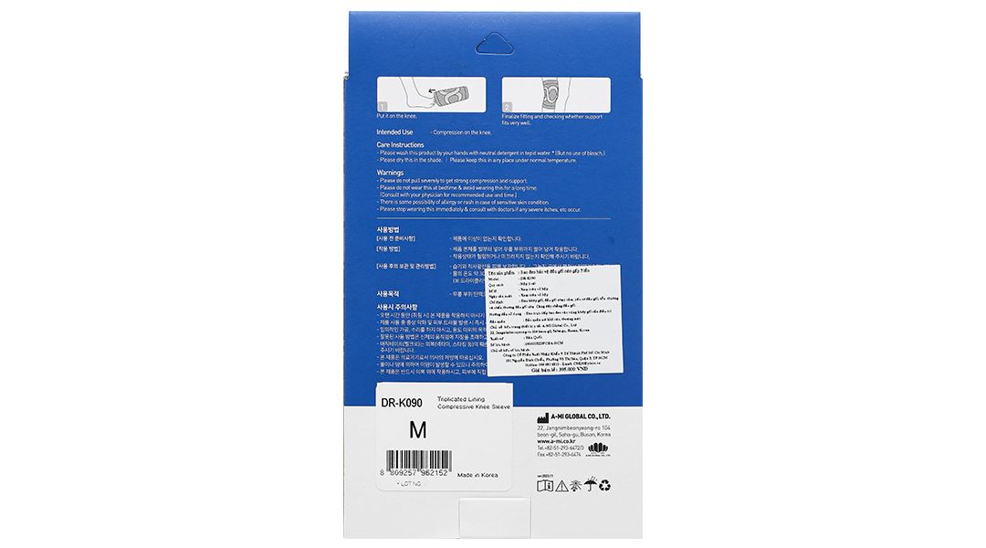 Bao đeo đầu gối Dr. Med DR-K090 size M