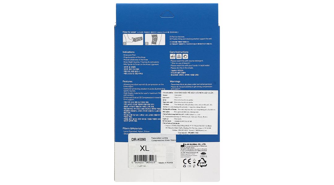 Bao đeo đầu gối Dr. Med DR-K090 size XL