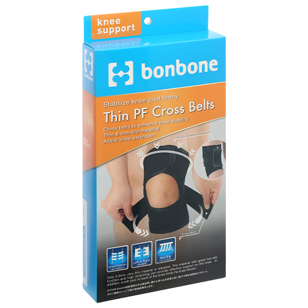 Đai đầu gối Bonbone Thin PF Cross Belt size M-L