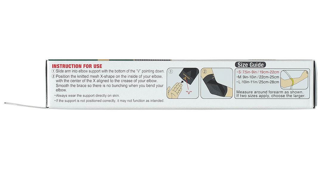 Đai bảo vệ khuỷu tay Vantelin Elbow Support size S