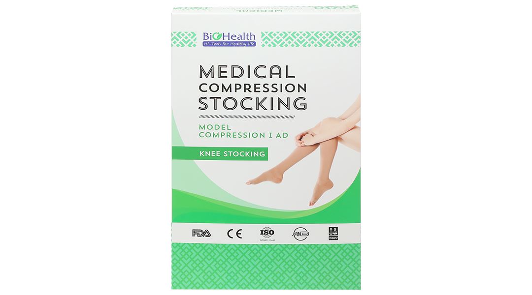 Vớ gối y khoa Biohealth Compression I AD size S