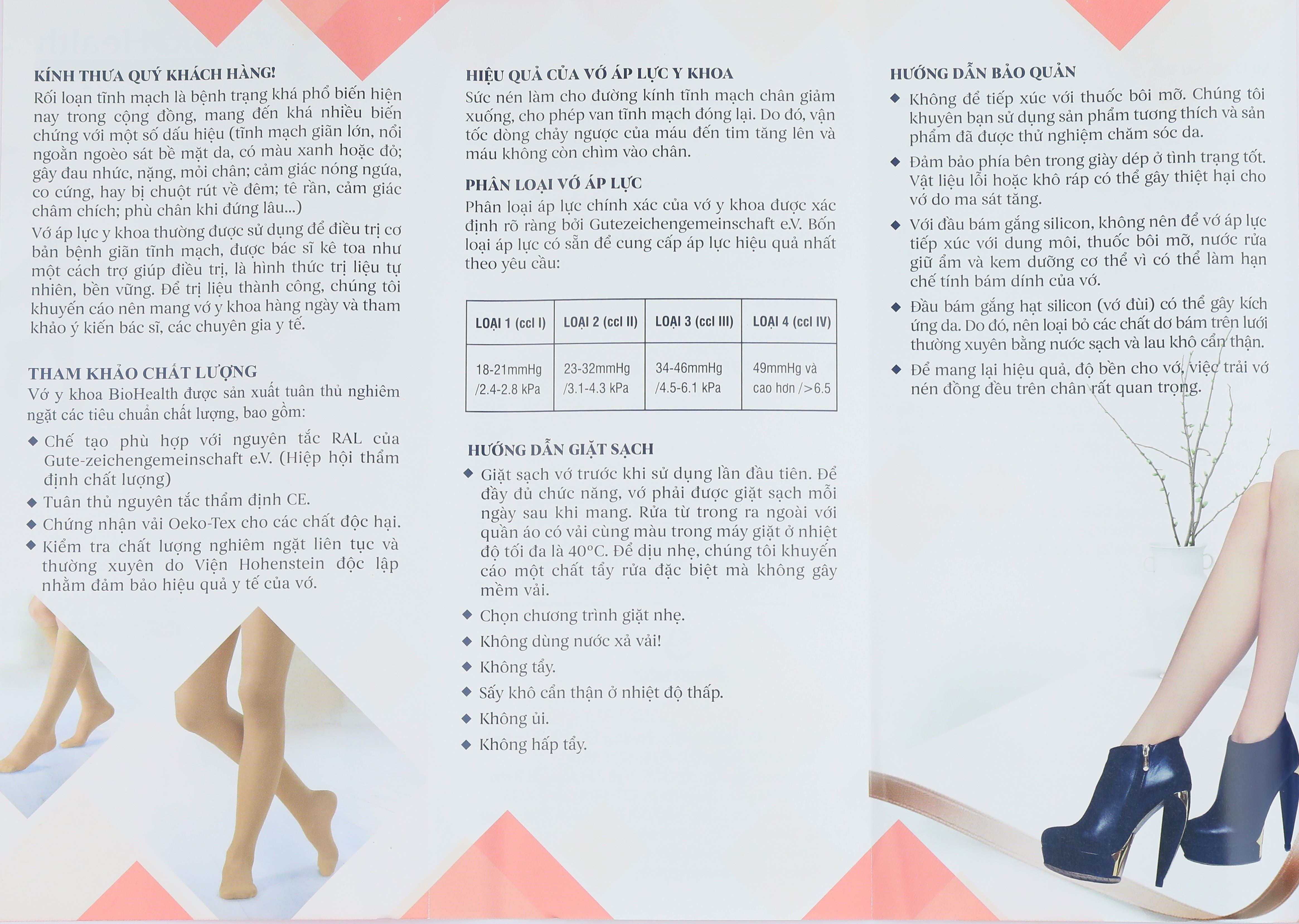 Vớ đùi y khoa Biohealth Compression I AG size L - 35