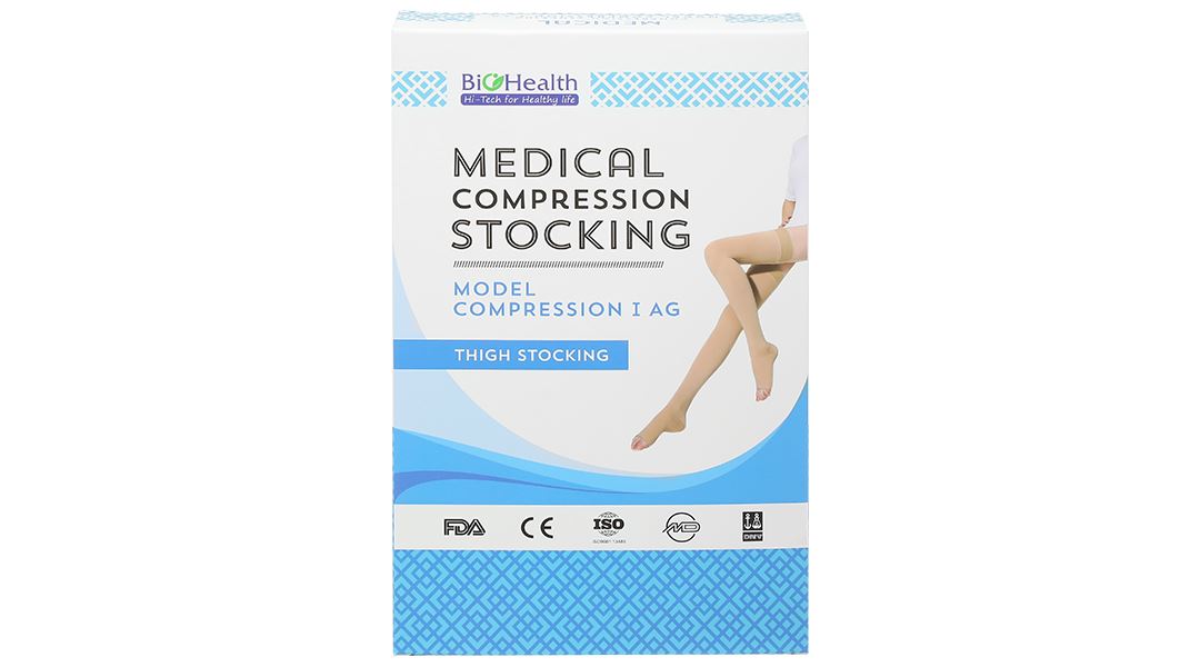 Vớ đùi y khoa Biohealth Compression I AG size L - 38