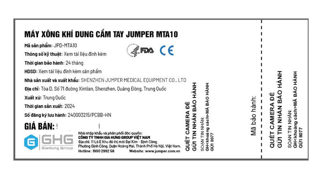 Máy xông khí dung cầm tay Jumper JPD-MTA10 - 11