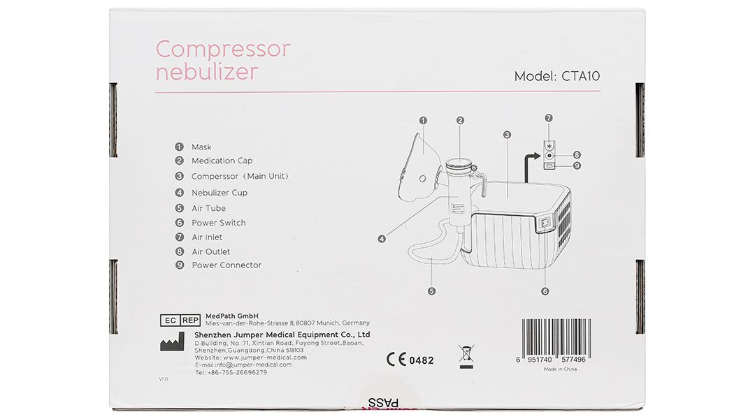 Máy xông khí dung Jumper JPD-CTA10