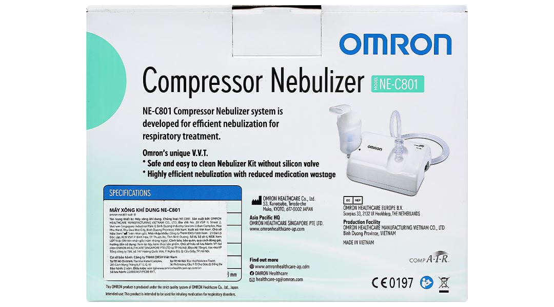Máy xông khí dung Omron NE-C801 - 13