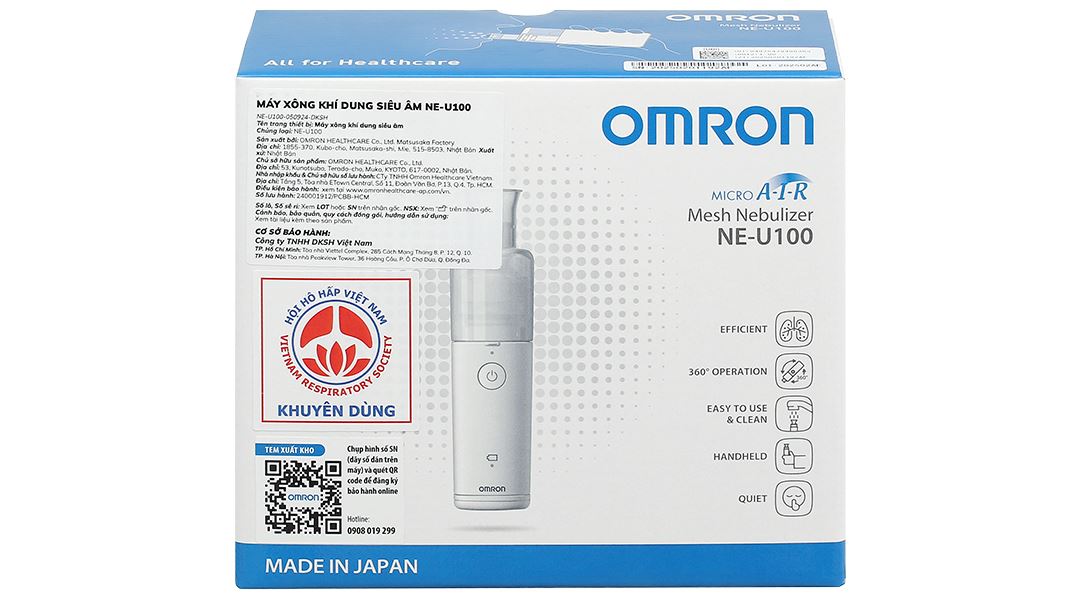 Máy xông khí dung cầm tay Omron NE-U100 - 11