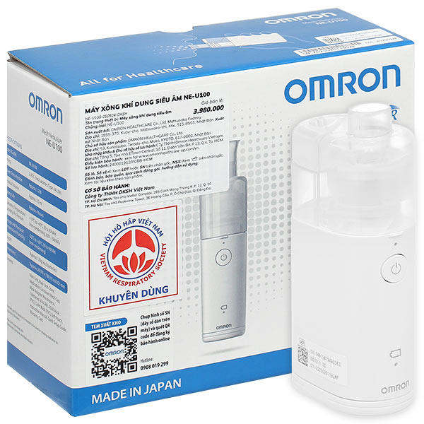 Máy xông khí dung cầm tay Omron NE-U100 - 02/2026 | nhathuocankhang.com