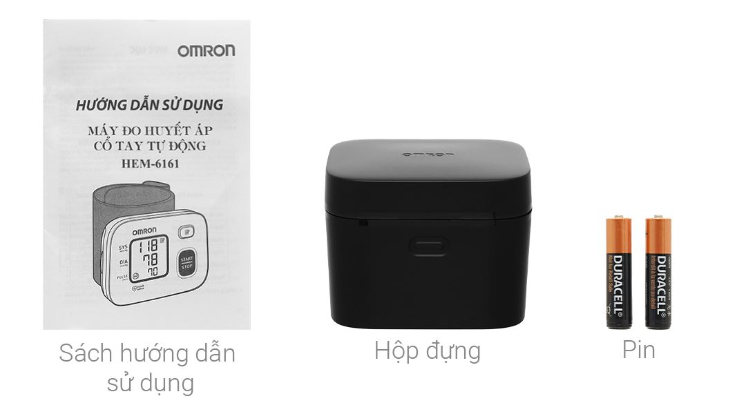 Máy đo huyết áp cổ tay Omron Hem-6161