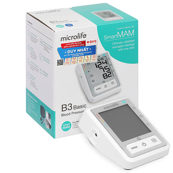 Máy đo huyết áp bắp tay Microlife B3 Basic