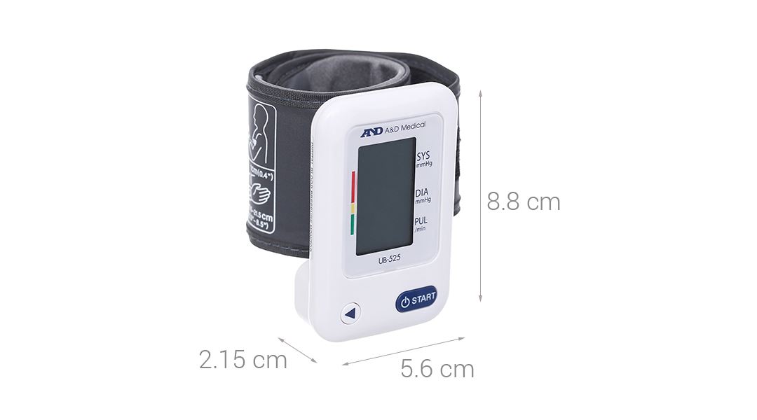 Máy đo huyết áp cổ tay AND UB-525
