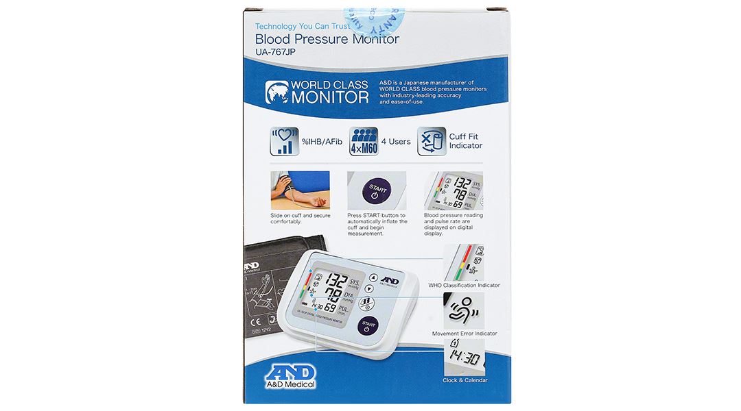 Máy đo huyết áp bắp tay AND UA-767 JP - 11