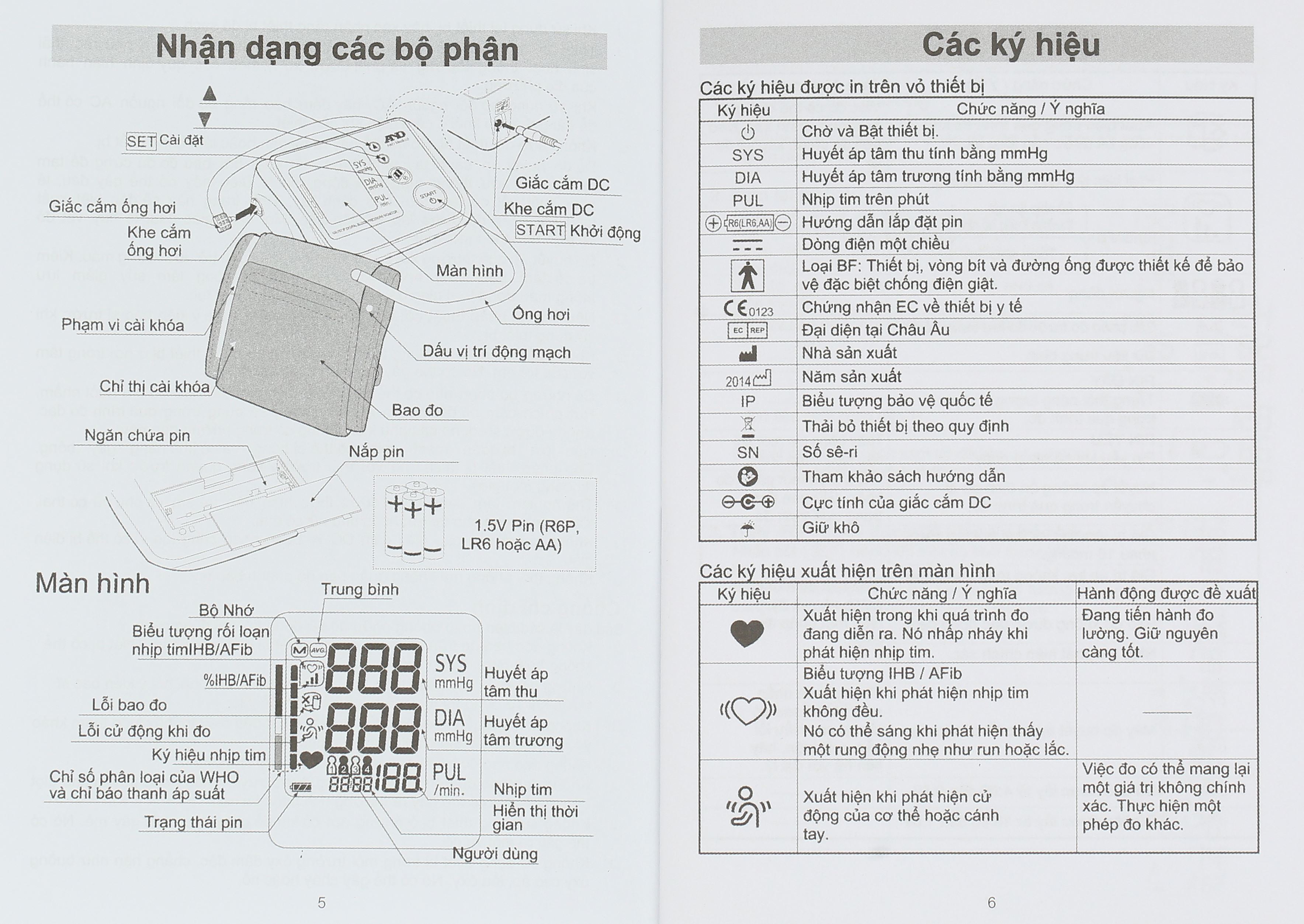 Máy đo huyết áp bắp tay AND UA-767 JP - 22