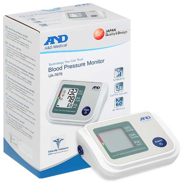 Máy đo huyết áp bắp tay AND UA-767S