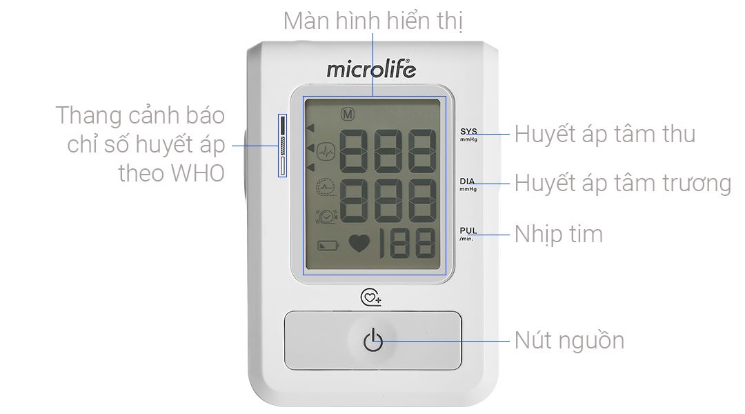 Máy đo huyết áp bắp tay Microlife B2 Easy