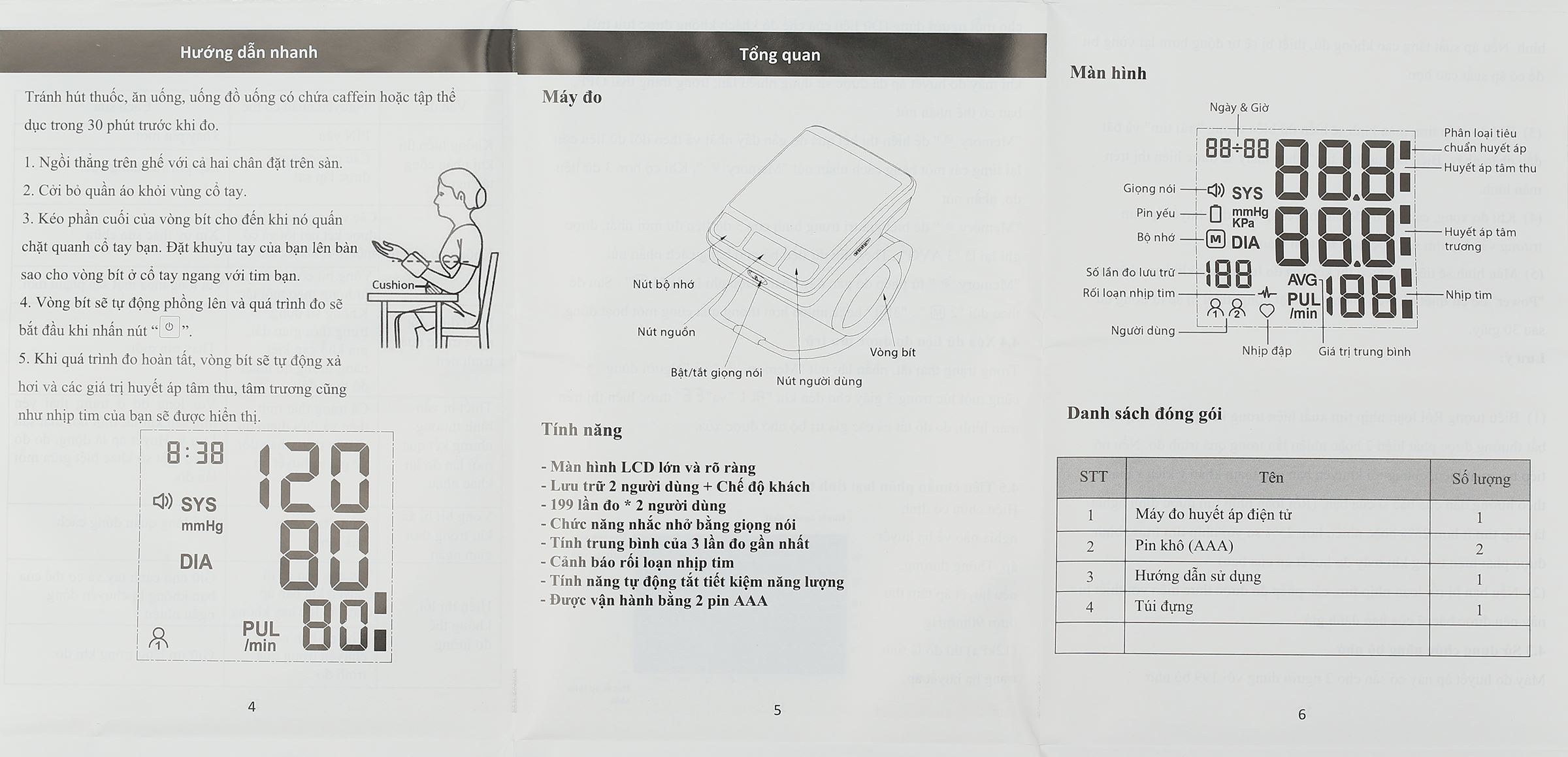 Máy đo huyết áp cổ tay Jumper JPD- HWA10 - 11