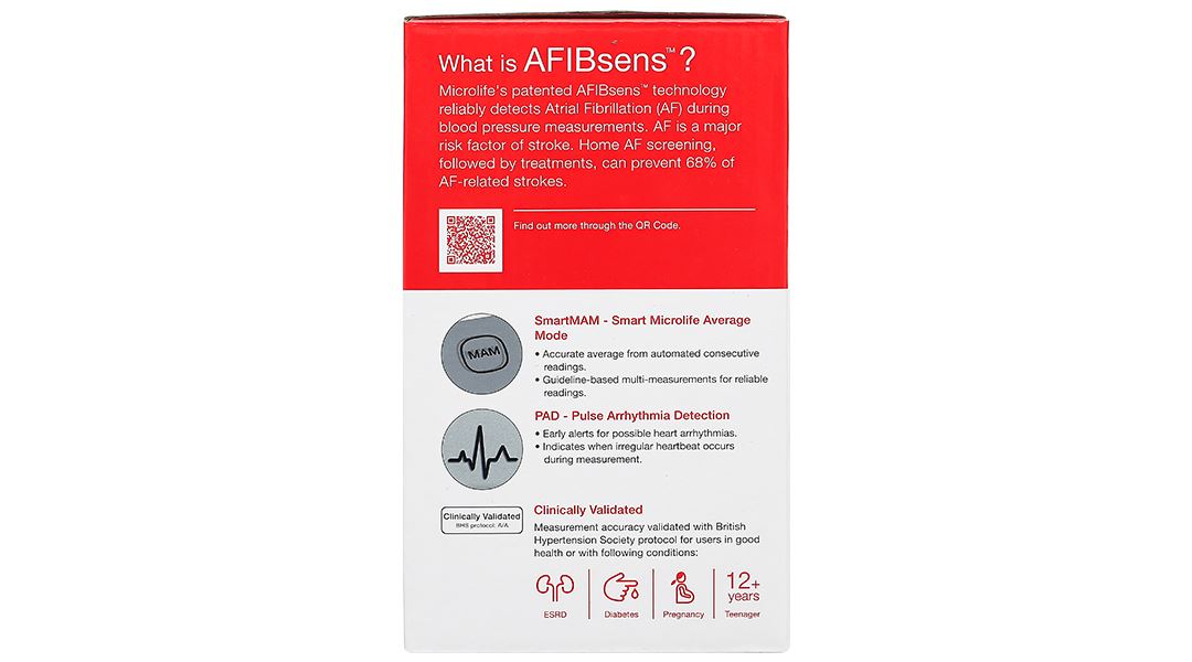 Máy đo huyết áp bắp tay Microlife B3 AFIB - 10
