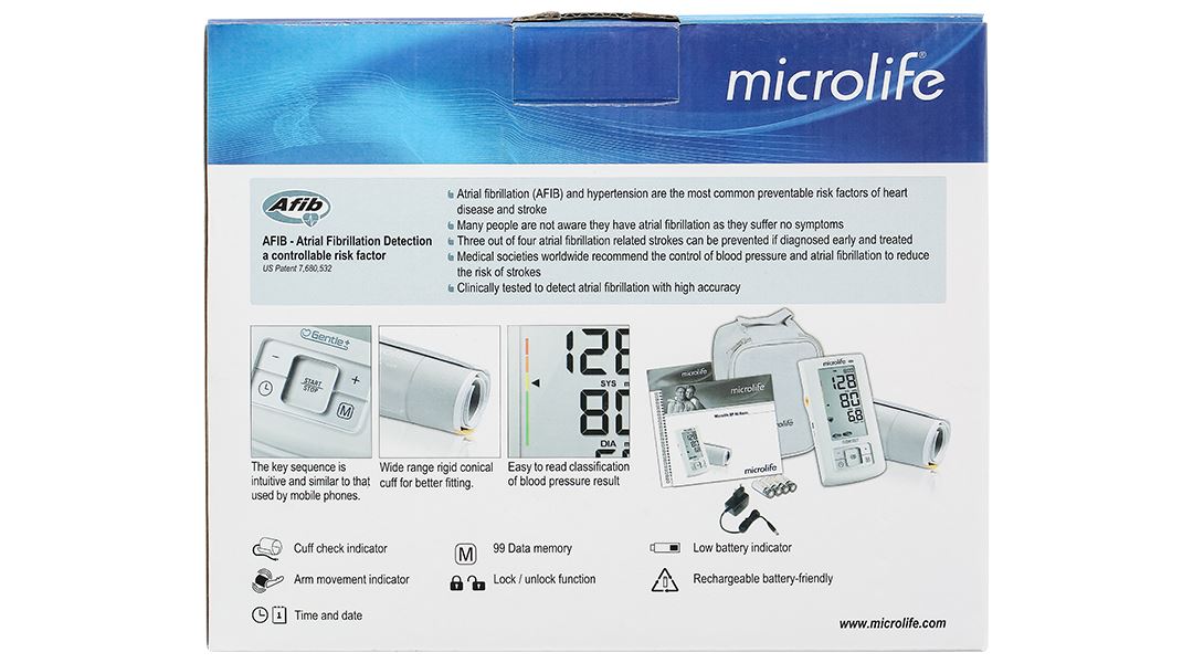 Máy đo huyết áp bắp tay Microlife A6 Basic