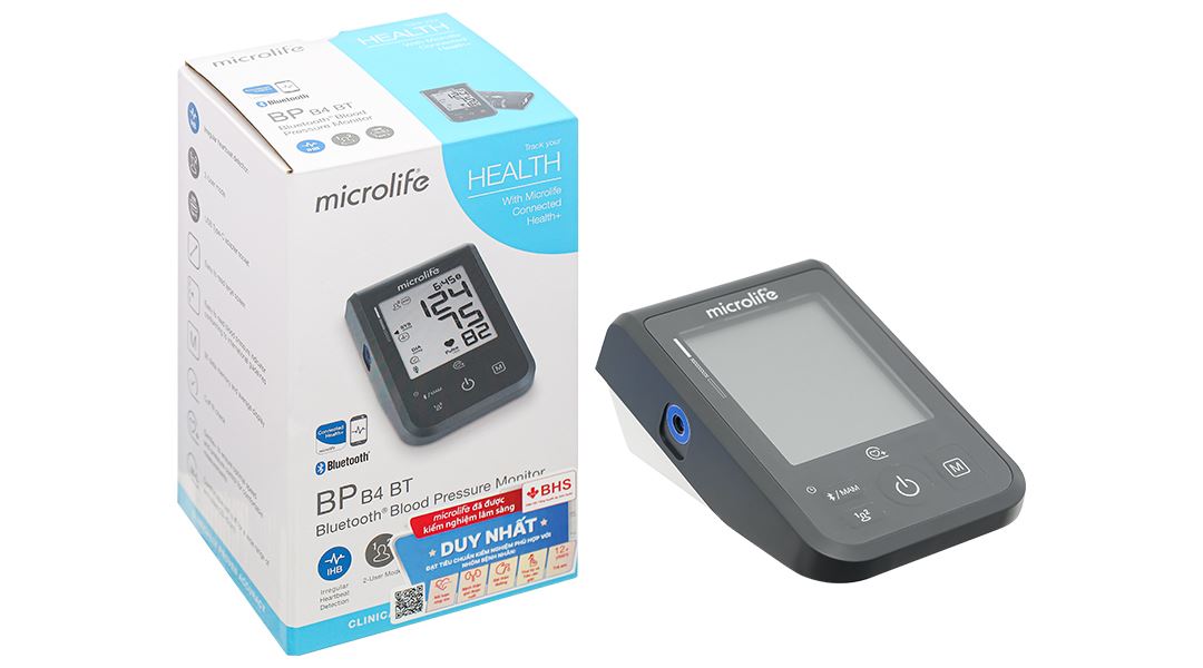 Máy đo huyết áp bắp tay MICROLIFE B4 BT