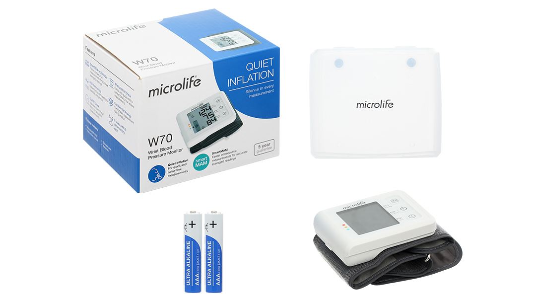 Máy đo huyết áp cổ tay Microlife W70