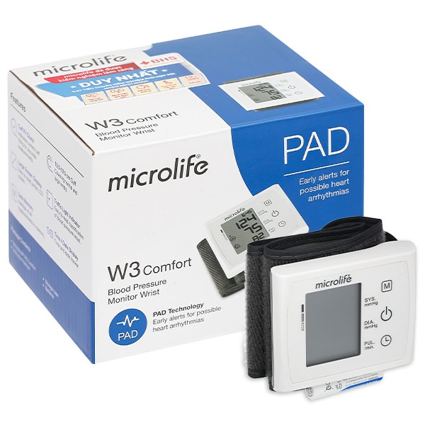 Máy đo huyết áp cổ tay Microlife W3 Comfort