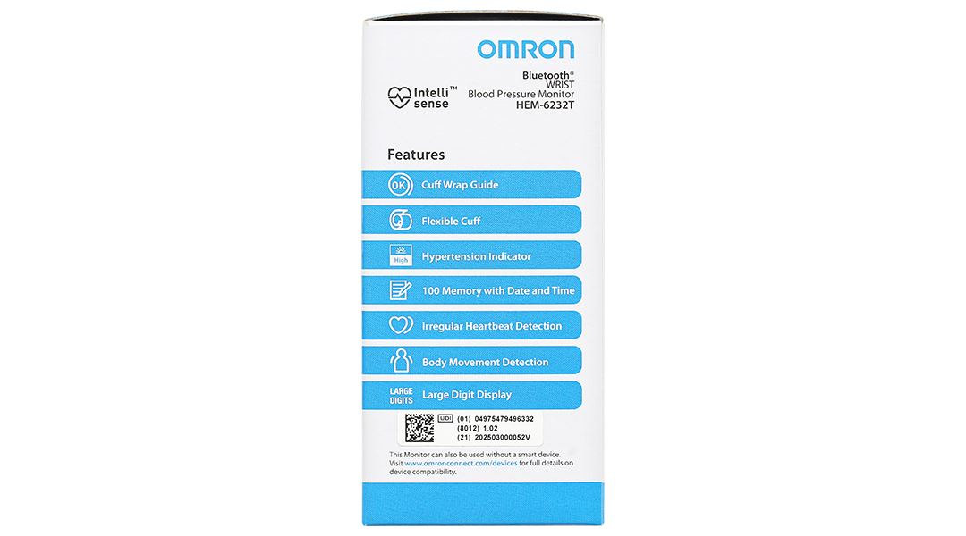 Máy đo huyết áp cổ tay Omron HEM-6232T
